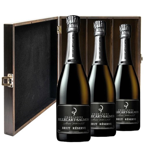 Billecart Salmon Le Reserve Champagne 75cl Treble Luxury Gift Boxed Champagne